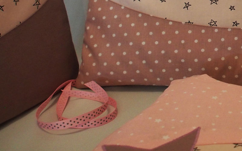 Tour de lit rubans d'attache Lou & tralala