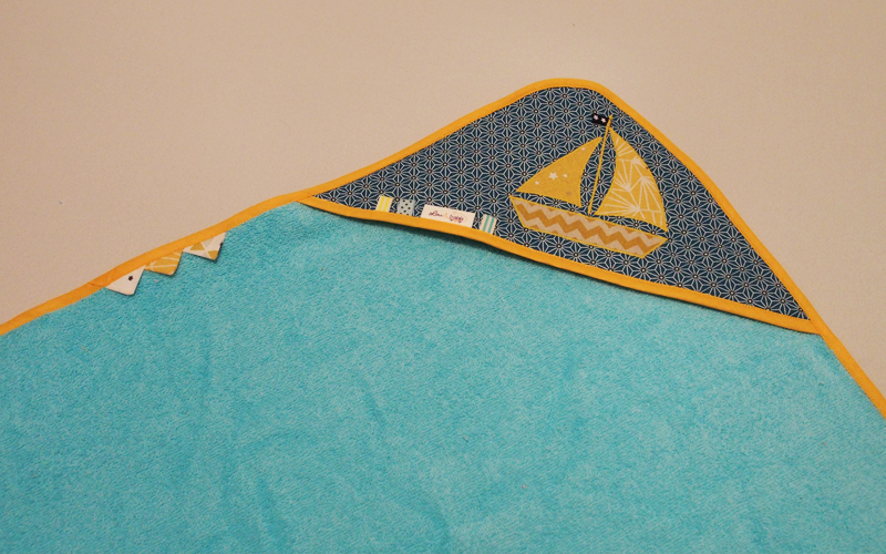 Cape de bain bateau  Lou et tralala 