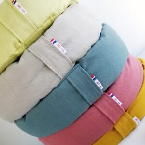 Coussin de méditation et yoga - Zafu demi-lune - Lou & tralala